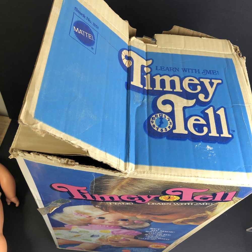 Vintage 1964/1970 Mattel Timey Tell Doll * Not In Working Condition * Read MX - Picture 8 of 15
